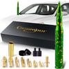 50 Cal Bullet Antenna Green Antenna for Truck Car Antenna Replacement Truck Antenna Bullet Antenna Slverado 1500 Bullet Antenna Ford f150 f250 GMC Sierra 1500 ram 1500 Jeep Truck Accessories (Green) view 1