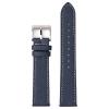 Epsom Watch Strap 18mm 20mm 22mm Calfskin Leather Watchband Quick Release Band Hand-Made Palm Pattern Wristband Belt(Blue white line 1,18mm) view 1
