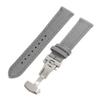 Buckle Nylon Sailcloth Deployment Watch Strap 18mm 19mm 20mm 21mm 22mm 24mm Quick Release Band Waterproof Watchband(Gray,19mm) view 1