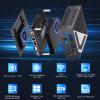 Kinupute Mini PC, Desktop Computer with 14th Gen Core Ultra U7-155H up to 4.8 GHz, Win-11 Pro, 64G DDR5, 2T M.2 PCIE4.0 SSD, Dual 2.5G LAN, DP/HD2.1/USB4.0, Support 8K/4K@60Hz, WiFi7/BT5.4, Oculink view 3