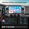 12.5" FHD Android 13 Car Stereo for Toyota Tacoma (2005-2015) - 8-Core 4G+64G Wireless CarPlay Android Auto with Physical Knobs, Support JBL System, 1920x1080 QLED Touchscreen, DSP, 5G WiFi view 4