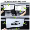 cybtkcar for Tesla Screen Swivel Mount Model Y Juniper Model 3 Highland 2025 2026 Screen Rotating Holder Center Console Screen Rotating Bracket Model Y Refresh Accessories 4 Way Rotation Adjustment view 3