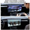 cybtkcar for Tesla Screen Swivel Mount Model Y Juniper Model 3 Highland 2025 2026 Screen Rotating Holder Center Console Screen Rotating Bracket Model Y Refresh Accessories 4 Way Rotation Adjustment view 4