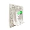 Angled SC Fiber Optic White Wall Plate Fiber Optic Network Outlet Simplex SC LAN Coupler 86x86mm(1 Ports SC UPC) view 2