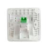Angled SC Fiber Optic White Wall Plate Fiber Optic Network Outlet Simplex SC LAN Coupler 86x86mm(1 Ports SC UPC) view 4