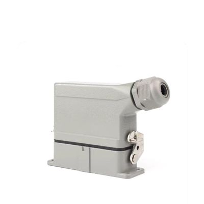 1pcs Aviation Connector HDC-HA-016-1 | 16 Pins | 16A | Waterproof Industrial Plug for Automation and Machinery(Side exit)