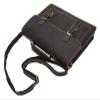 14inch Laptop Portfolio Shoulder Messenger Bag Vintage Crazy Horse Leather Business Briefcase Crossbody Bag view 3