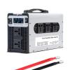 1500W DC 72V/60V/48V/24V/12V Pure Sine Wave Inverter Charger DC Input AC Output 120V/240V 3000W Peak Off-Grid Solar Power Inverter for Electronic Equipment & Backup Power(Size:12v to 220v) view 1