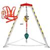 Confined Space Tripod Kit Confined Space Rescue Tripod with 2600lbs Winch & Safe Belt, Heavy Duty Anti-Fall Protector Bracket for Well/Cellars/Sewer/Underground Pipe view 1