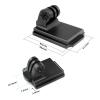 Aluminum Alloy Helmet Mounting Base for Action Cameras, Universal 3-Slot Adapter Plate with NVG Interface for Sports Camera Helmet Fixation(Only Mount Base) view 3