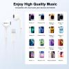2 Pack for iPhone Headphones Wired Earbuds/Earphones with Built-in Remote to Control Music, Phone Calls, and Volume Compatible with iPhone 14 13 12 11 Pro Max XS XR X 8 7 6 view 4