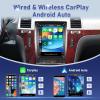 [2+64] Volxcereo Car Radio for Cadillac Escalade Sailway SLS 2007-2014, 9.7 inch Vertical Android Touchscreen Stereo with Carplay & Android Auto, GPS Maps/WiFi/Bluetooth/SWC/FM/RDS view 3