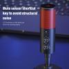 LICAEVEY USB Microphone with Cardioid Pattern, 11 Mode RGB Lighting Computer Microphone with Noise Reduction Chip for Live Streaming and Recording view 4
