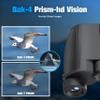 Binoculars 12x25 for Adults and Kids Night Vision Binoculars Compact Binocular Waterproof Binocular Wide Field of View for Bird Watching,Hiking,Hunting,Concert with Binocular Cases view 4
