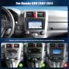 2G+64G Android 13 Car Radio Stereo for Honda CRV 2007-2011 with Wireless CarPlay Android Auto, 7 Inch HD Touchscreen GPS WiFi Bluetooth EQ FM/RDS Mirror Link SWC AHD Rear Camera MIC Dual USB Input view 2
