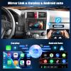 2G+64G Android 13 Car Radio Stereo for Honda CRV 2007-2011 with Wireless CarPlay Android Auto, 7 Inch HD Touchscreen GPS WiFi Bluetooth EQ FM/RDS Mirror Link SWC AHD Rear Camera MIC Dual USB Input view 4