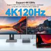 DGYBDFC KVM Switch 2 Monitors 2 Computers Docking Station 16-in-1 4K120Hz for M1/M2/M3/M4 with Ethernet EDID, USB 3.0/USB C Thunderbolt 3/4/5 in, 2 HDMI Out Extended/Mirrored Mode for Windows Mac view 3