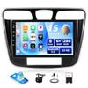 8-Core 6G+128G Android 15 Car Stereo for Chrysler 200 2011-2014 with Wireless Carplay Android Auto,9 " 1280*720 IPS Touchscreen Car Player,32-EQ 59 UI Bluetooth 5.0 GPS WiFi FM/RDS DSP SWC Backup Cam view 1