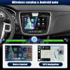 8-Core 6G+128G Android 15 Car Stereo for Chrysler 200 2011-2014 with Wireless Carplay Android Auto,9 " 1280*720 IPS Touchscreen Car Player,32-EQ 59 UI Bluetooth 5.0 GPS WiFi FM/RDS DSP SWC Backup Cam view 3