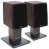 Rockville ELITE-5D Bundle: Dark Wood 800W 5.25" Bluetooth Bookshelf Speakers, Pair RHT8D Monitor Desktop Stands, 2 Items view 1
