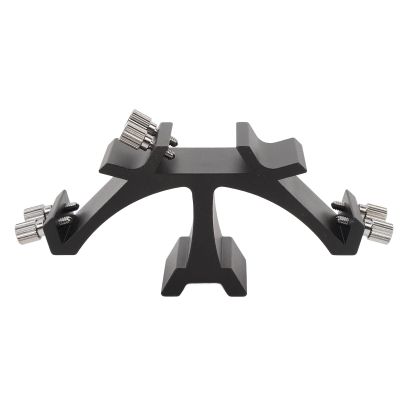 Astronomical Telescope Fixed Slots Rack, Telescope Mount Bracket Base, Metal Dovetail Mounting Bracket with 3 Slots, Aluminum Alloy Triple Finder Mount for Optical Accessories