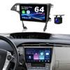 Android 15 Car Radio for Toyota Prius 2010-2015: 10'' 4GB+64GB Car Stereo Upgrade Wireless CarPlay & Android Auto with WiFi 6, Bluetooth, GPS Navigation, FM Radio, EQ, SWC, 1080P Backup Camera view 1