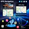 Android 15 Car Radio for Toyota Prius 2010-2015: 10'' 4GB+64GB Car Stereo Upgrade Wireless CarPlay & Android Auto with WiFi 6, Bluetooth, GPS Navigation, FM Radio, EQ, SWC, 1080P Backup Camera view 3