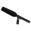 Condenser Interview Microphone, Handheld Mic for DSLR Camera, Cardioid Pickup Pattern with Metal Holder Wind Foam, 11 Inch Compact for Media view 2