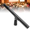 Condenser Interview Microphone, Handheld Mic for DSLR Camera, Cardioid Pickup Pattern with Metal Holder Wind Foam, 11 Inch Compact for Media view 4