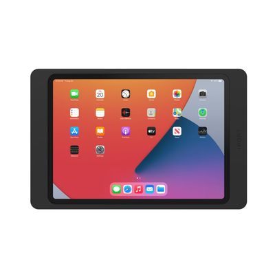 iPort 70810 Surface Mount System iPad Wall Mount  Slim & Secure Enclosure for iPad A16 & 10.9" (10th Gen) | Built-in PoE Charging | Flush Aluminum Wall Dock for Smart Home & Commercial Use - Black