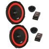 Cerwin Vega Front 6.5" Components and Rear 6x9 Coaxial Speakers 4 OEM Upgrade view 2