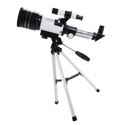 CAXUSD Professional Astronomical Monocular Telescope with Focal Coated Glass Optics for Brightness and Clarity Lightweight Aluminum Alloy Refractor with Tripod Easy Assembly for Beginner