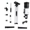 CAXUSD Professional Astronomical Monocular Telescope with Focal Coated Glass Optics for Brightness and Clarity Lightweight Aluminum Alloy Refractor with Tripod Easy Assembly for Beginner view 2