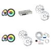 Cerwin Vega Marine Stroker 4 Channel Amplifier with (2) Pair RPM Stroker 8" White/Stainless and Install Kit view 1