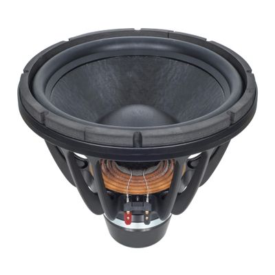 B&C Speakers 15BG76 15-inch Rubber Surround Subwoofer Woofer Cone TWP Waterproof Both Sides 8 Ohm Audio Speaker Rolled Edge Bass 3-in. Copper Voice Coil 500 Wrms 1000 Watts Peak