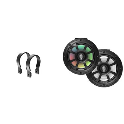 Diamond Audio POD65F4B Black 6.5" Speaker Pods with 2.25" Clamps