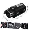 CAXUSD High-Definition Vlogging Camera Touch Screen Digital Video Recorder Compact Portable Movie Camcorder for Youtubers and Creative Filming Projects view 2