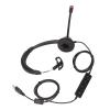 Multi-Wits Single Ear Telephone Headset, USB Business Headset with Mic, Noise Reduction Volume Adjustment, Lightweight Headset for Customer Service Call Center Telemarketing, view 1