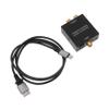 Mikinona Fiber Coaxial to Analog Audio Converter Digital Optical to R Stereo Adapter for Tv Speaker Amplifier Metal Supports Sampling Rate Compatible with HDTV Media Player Game Console view 1