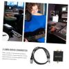 Mikinona Fiber Coaxial to Analog Audio Converter Digital Optical to R Stereo Adapter for Tv Speaker Amplifier Metal Supports Sampling Rate Compatible with HDTV Media Player Game Console view 2