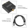 Mikinona Fiber Coaxial to Analog Audio Converter Digital Optical to R Stereo Adapter for Tv Speaker Amplifier Metal Supports Sampling Rate Compatible with HDTV Media Player Game Console view 4