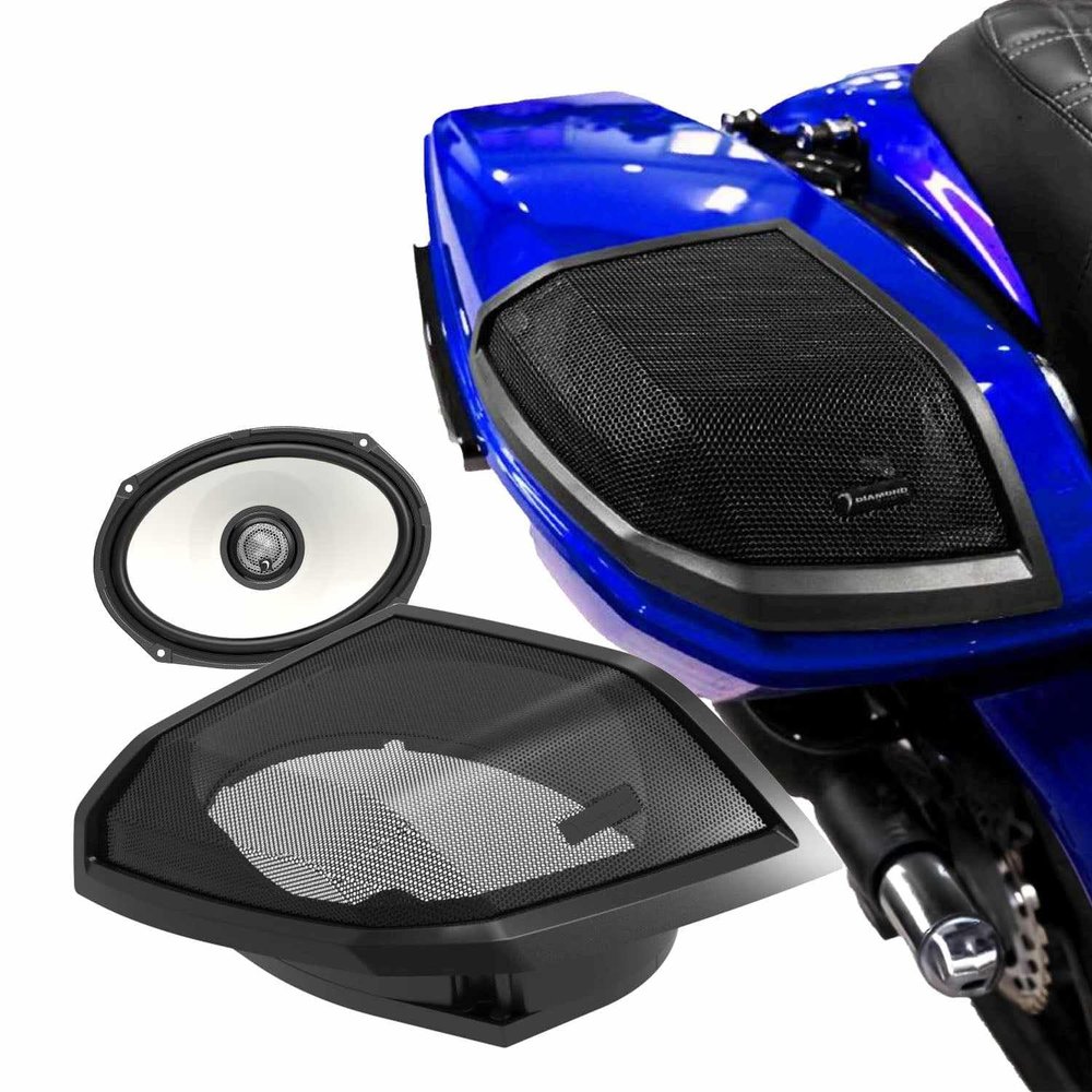 Diamond Audio MSHXM692LK24 - Motorsport HD Cut-in Speaker Lid Kit with Hxm69F2