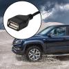 eMagTech Car Radio USB to 4-pin Yellow Socket Adapter Compatible with VW Amarok Beetle, 100cm view 3