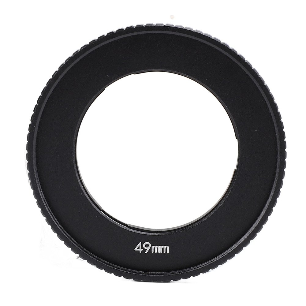 LAISANIM 49mm Lens Filter Adapter Ring for Action 4 Camera, Snap On Filter Mount Adapter, Compatible with ND CPL Lens Filters