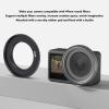 LAISANIM 49mm Lens Filter Adapter Ring for Action 4 Camera, Snap On Filter Mount Adapter, Compatible with ND CPL Lens Filters view 2