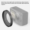 LAISANIM 49mm Lens Filter Adapter Ring for Action 4 Camera, Snap On Filter Mount Adapter, Compatible with ND CPL Lens Filters view 4