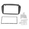 Car Radio Stereo Fascia 2 DIN Console Navigation Panel, Dashboard Mount Trim Replacement for Doblo 263 2010, Double DIN Installation Kit with Metal Buckles, ABS Plastic view 1