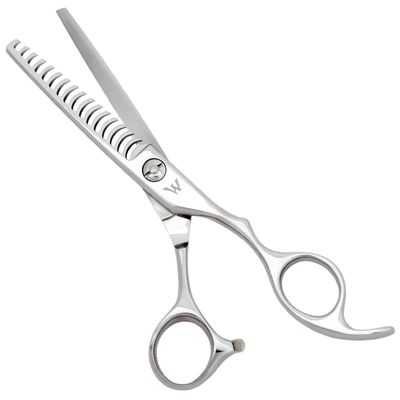 Washi Fusion Texture Shear 16-Tooth 6.0" Thinning Steel Shear With Silver Razor