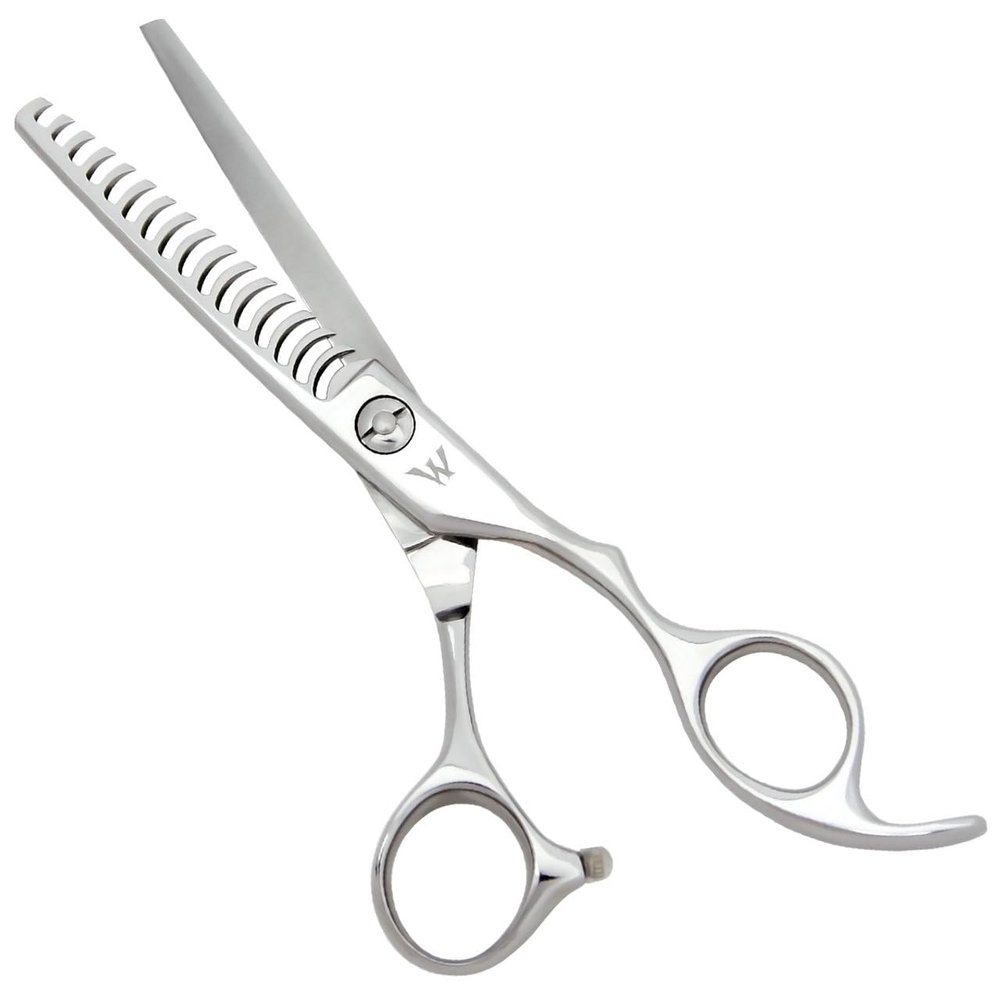 Washi Fusion Texture Shear 16-Tooth 6.0" Thinning Steel Shear With Silver Razor