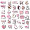 33PCS Pink Nurse Stickers Pack  Cute Waterproof Vinyl Nursing Stickers for Laptop, Water Bottle, Notebook  Nurse Appreciation Gift for RN, LPN, Medical Students, Healthcare Workers view 1
